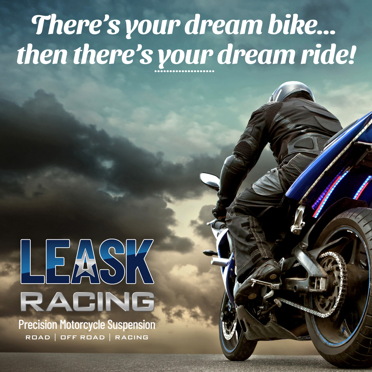 There's your dream bike, then there's your dream ride, with Leask Racing Precision Motorcycle Suspension